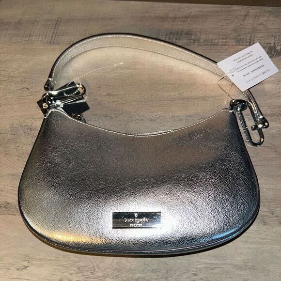 Kate Spade New York NINA METALLIC SHOULDER BAG - Picture 3 of 8
